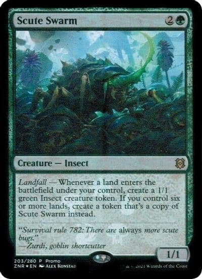Scute Swarm Media Promos Magic card