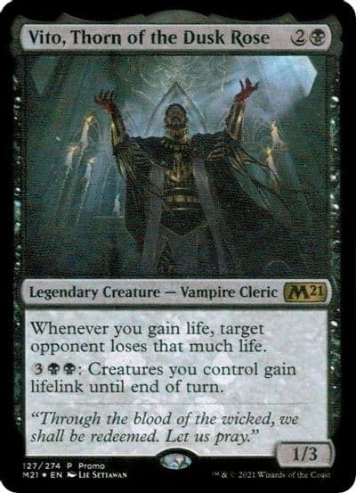 Vito Thorn of the Dusk Rose Media Promos Magic card
