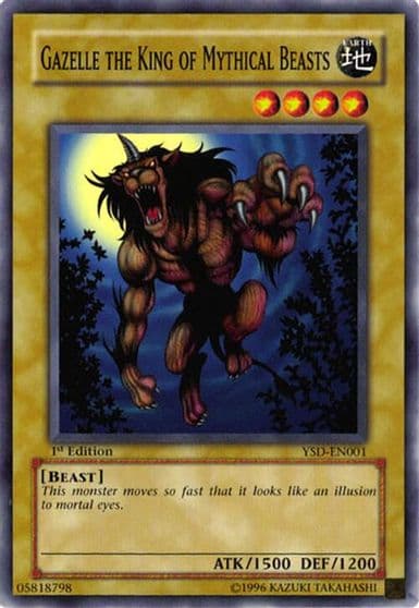 Gazelle the King of Mythical Beasts Starter Deck 2006 Yu-Gi-Oh! card