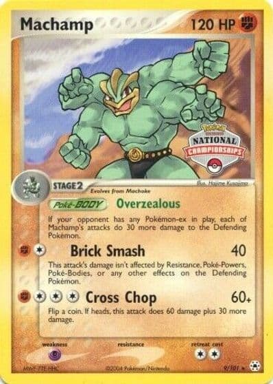 Machamp (National Championships) League & Championship Cards Pokemon card