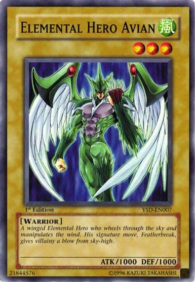 Elemental Hero Avian Starter Deck 2006 Yu-Gi-Oh! card