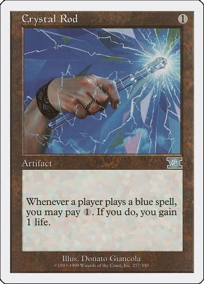 Crystal Rod Classic Sixth Edition Magic card