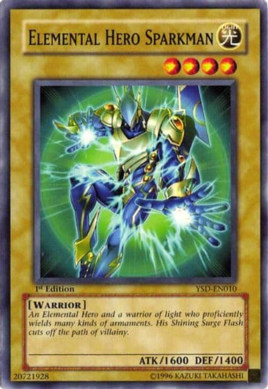 Elemental Hero Sparkman Starter Deck 2006 Yu-Gi-Oh! card