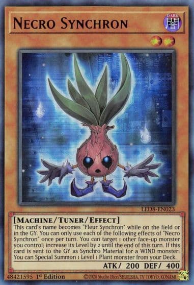 Necro Synchron Legendary Duelists: Synchro Storm Yu-Gi-Oh! card