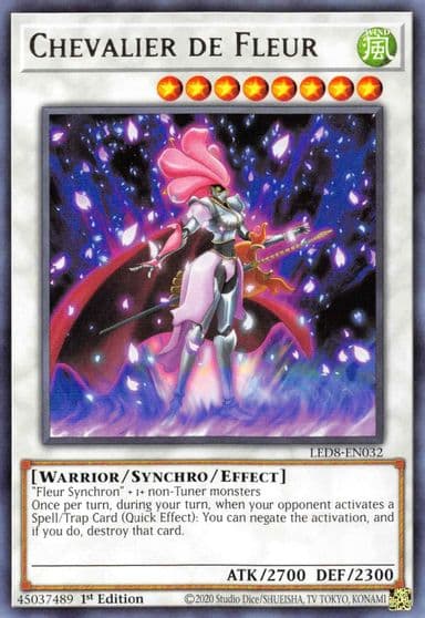 Chevalier de Fleur Legendary Duelists: Synchro Storm Yu-Gi-Oh! card