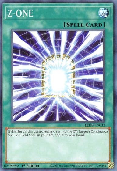 Z ONE Legendary Duelists: Synchro Storm Yu-Gi-Oh! card