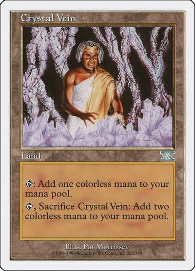 Crystal Vein Classic Sixth Edition Magic card