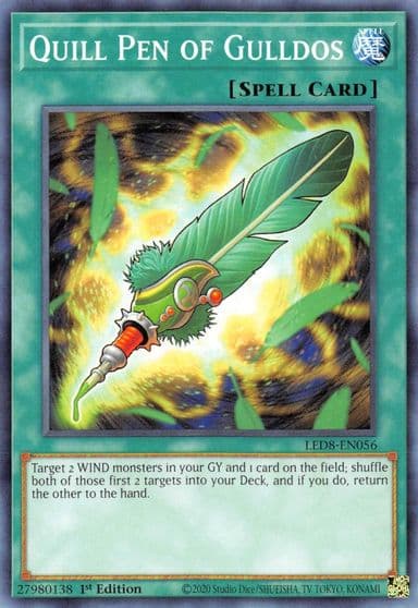 Quill Pen of Gulldos Legendary Duelists: Synchro Storm Yu-Gi-Oh! card
