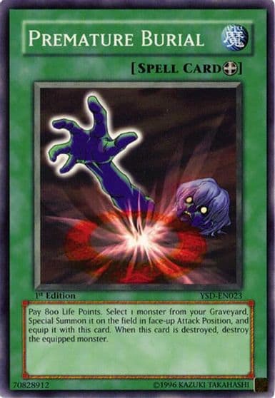 Premature Burial Starter Deck 2006 Yu-Gi-Oh! card