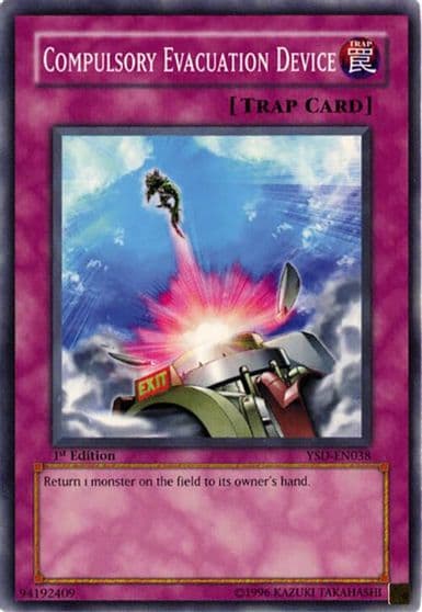 Compulsory Evacuation Device Starter Deck 2006 Yu-Gi-Oh! card