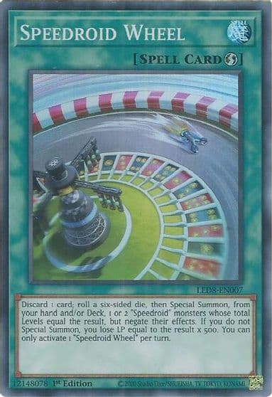 Speedroid Wheel Legendary Duelists: Synchro Storm Yu-Gi-Oh! card
