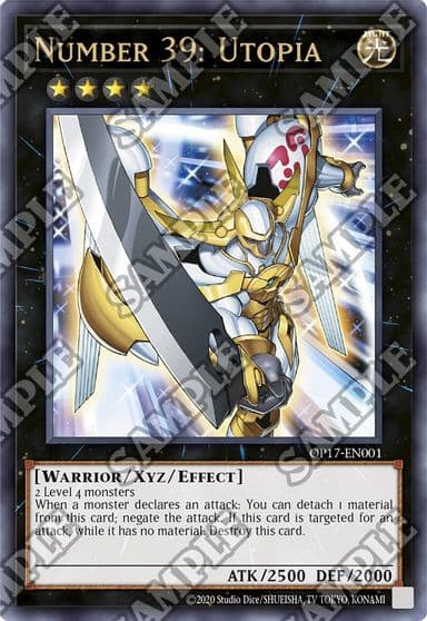 Number 39 Utopia UTR OTS Tournament Pack 17 Yu-Gi-Oh! card