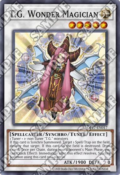 TG Wonder Magician OTS Tournament Pack 17 Yu-Gi-Oh! card