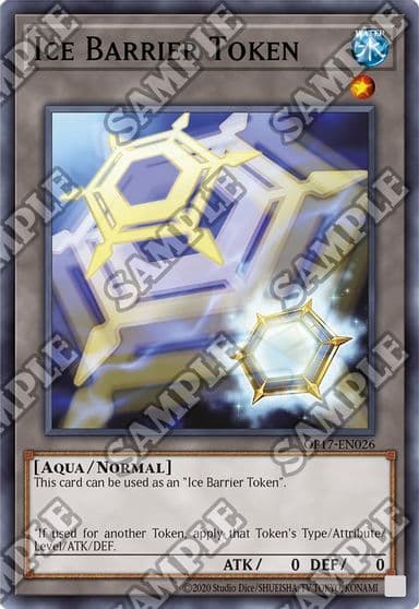 Ice Barrier Token OTS Tournament Pack 17 Yu-Gi-Oh! card