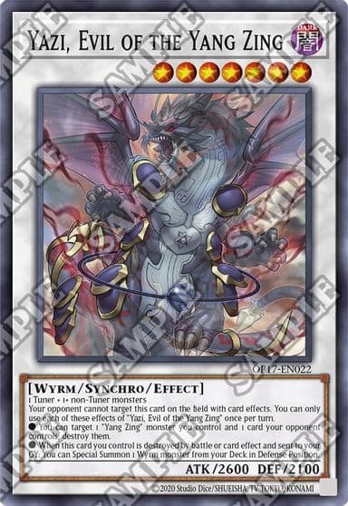 Yazi Evil of the Yang Zing OTS Tournament Pack 17 Yu-Gi-Oh! card