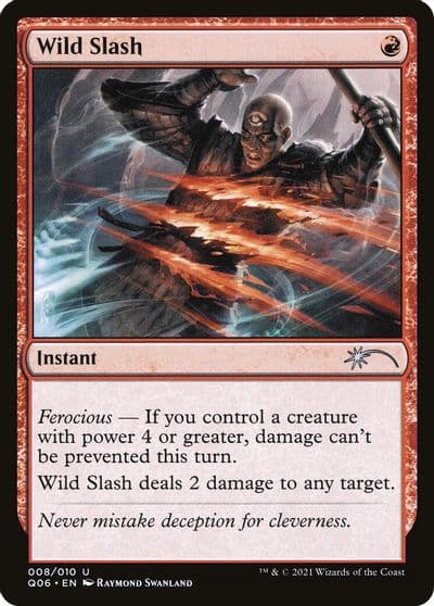 Wild Slash Unique and Miscellaneous Promos Magic card