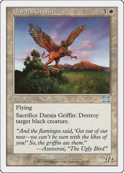 Daraja Griffin Classic Sixth Edition Magic card