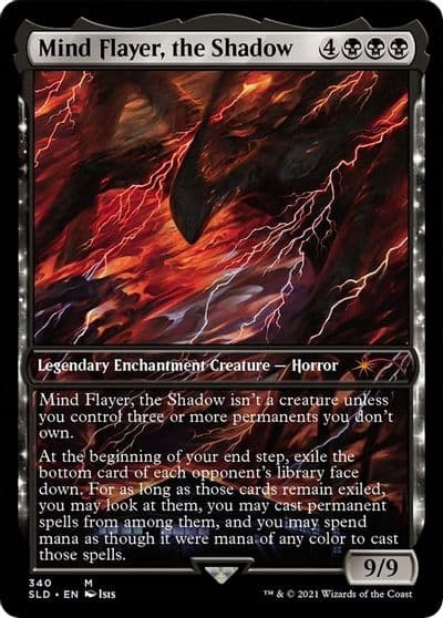 Mind Flayer the Shadow Secret Lair Drop Series Magic card