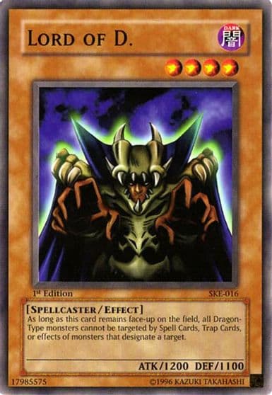 Lord of D Starter Deck: Kaiba Evolution Yu-Gi-Oh! card