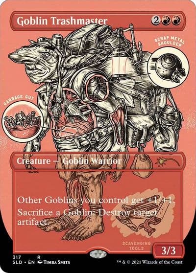 Goblin Trashmaster Foil Etched Secret Lair Drop Series Magic card