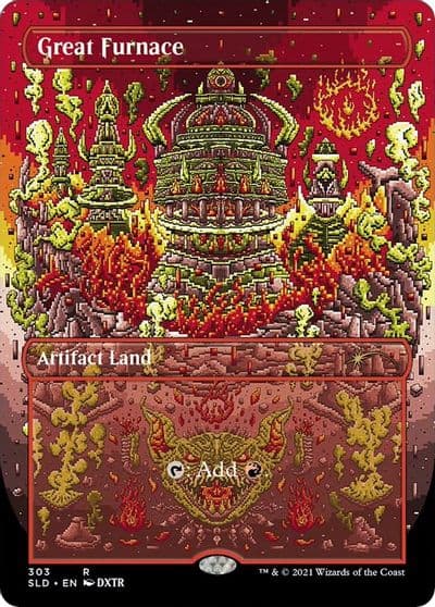 Great Furnace Secret Lair Drop Series Magic card