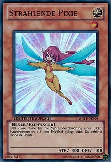 Sunny Pixie German Strahlende Pixie Advent Calendar 2011 (Adventskalender) Yu-Gi-Oh! card