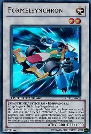 Formula Synchron German Formelsynchron Advent Calendar 2011 (Adventskalender) Yu-Gi-Oh! card
