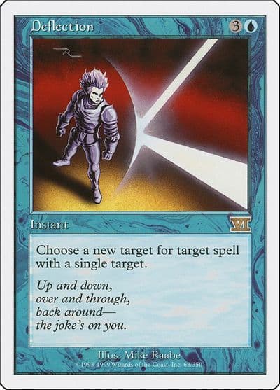 Deflection Classic Sixth Edition Magic card