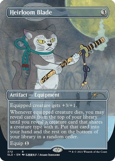 Heirloom Blade Secret Lair Drop Series Magic card
