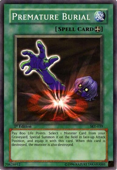 Premature Burial Starter Deck: Kaiba Evolution Yu-Gi-Oh! card