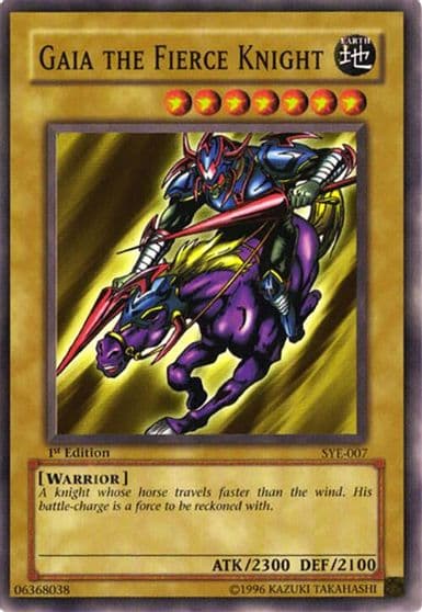 Gaia The Fierce Knight Starter Deck: Yugi Evolution Yu-Gi-Oh! card