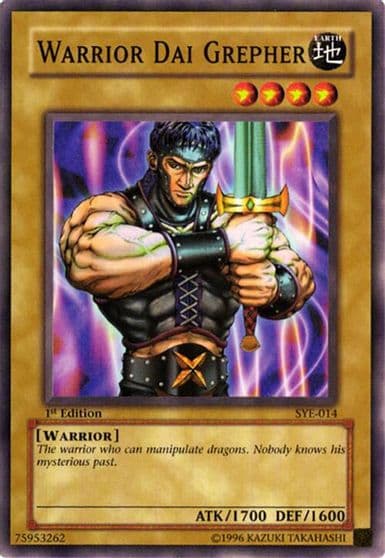 Warrior Dai Grepher Starter Deck: Yugi Evolution Yu-Gi-Oh! card