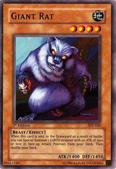 Giant Rat Starter Deck: Yugi Evolution Yu-Gi-Oh! card