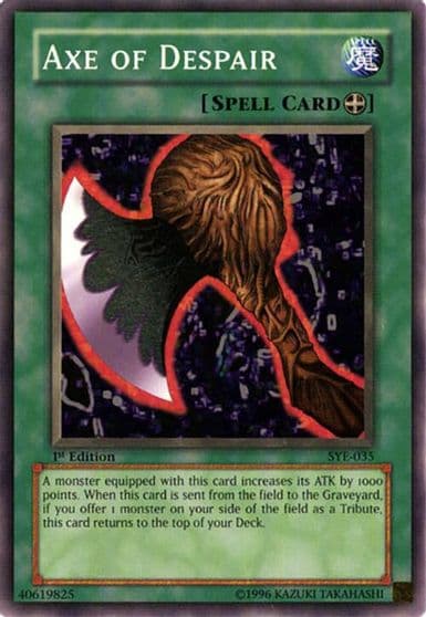 Axe of Despair Starter Deck: Yugi Evolution Yu-Gi-Oh! card