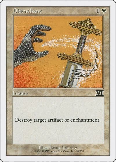 Disenchant Classic Sixth Edition Magic card