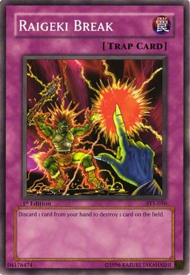 Raigeki Break Starter Deck: Yugi Evolution Yu-Gi-Oh! card