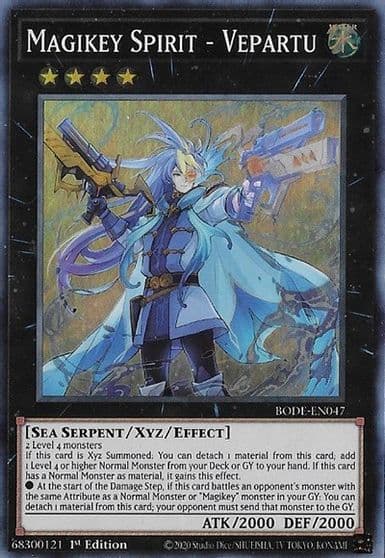 Magikey Spirit Vepartu Burst of Destiny Yu-Gi-Oh! card