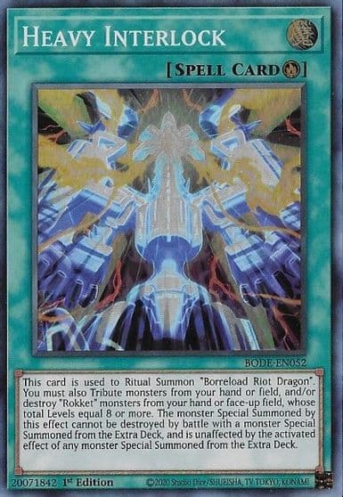 Heavy Interlock Burst of Destiny Yu-Gi-Oh! card
