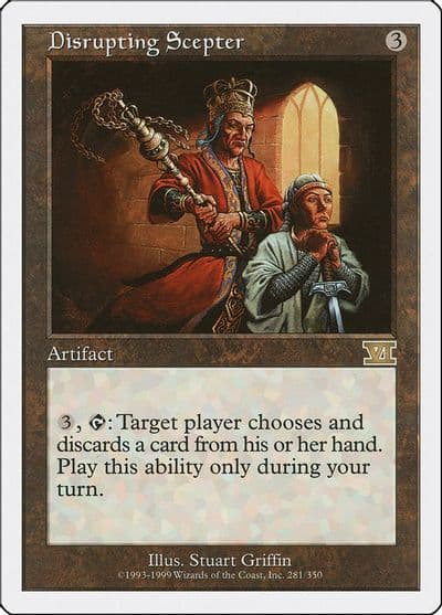Disrupting Scepter Classic Sixth Edition Magic card