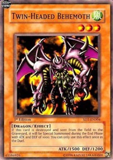 Twin Headed Behemoth Structure Deck: Dragon's Roar Yu-Gi-Oh! card