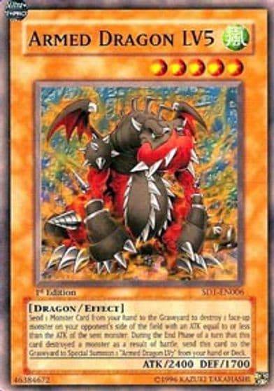 Armed Dragon LV5 Structure Deck: Dragon's Roar Yu-Gi-Oh! card