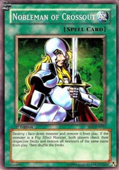 Nobleman of Crossout Structure Deck: Dragon's Roar Yu-Gi-Oh! card
