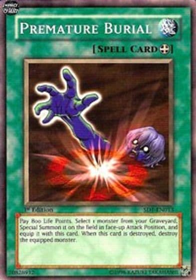 Premature Burial Structure Deck: Dragon's Roar Yu-Gi-Oh! card
