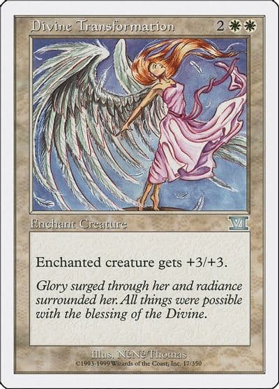 Divine Transformation Classic Sixth Edition Magic card