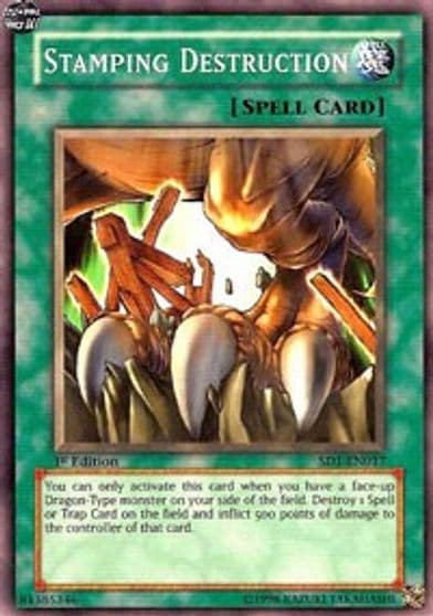 Stamping Destruction Structure Deck: Dragon's Roar Yu-Gi-Oh! card
