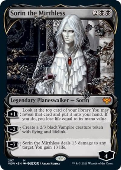 Sorin the Mirthless Showcase Innistrad: Crimson Vow Magic card