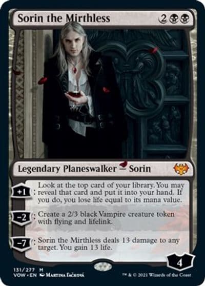 Sorin the Mirthless Innistrad: Crimson Vow Magic card