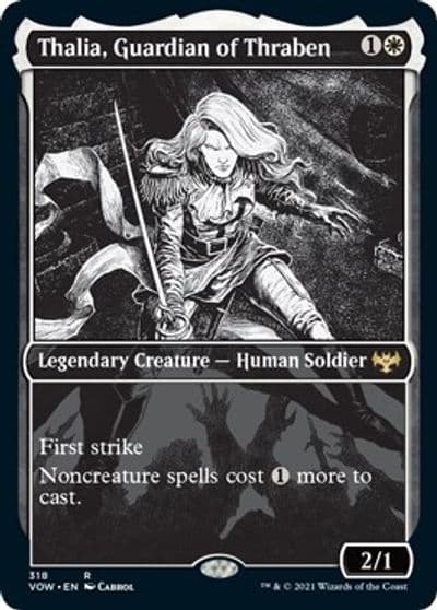 Thalia Guardian of Thraben Showcase Innistrad: Crimson Vow Magic card