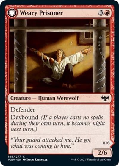 Weary Prisoner Innistrad: Crimson Vow Magic card
