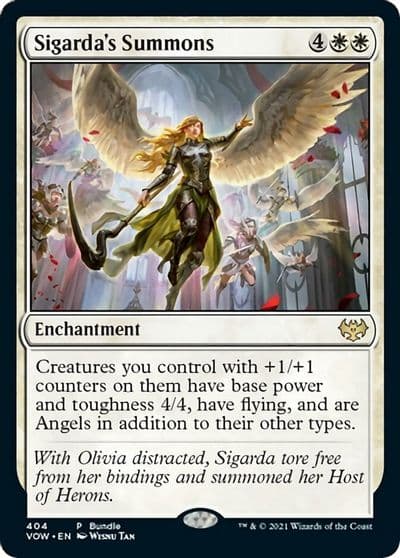 Sigardas Summons VOW Bundle Unique and Miscellaneous Promos Magic card